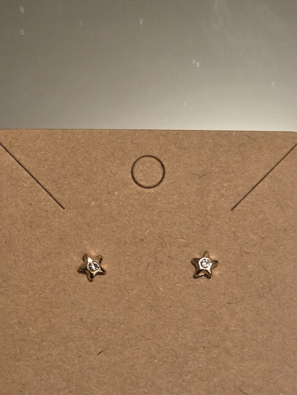 3/$10 NWOT FASHION earrings Goldtone Star with rhinestone